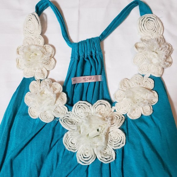 Rue21 Teal Racerback Tank - Picture 8 of 11